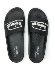 BLACK WOMEN'S SLIPPERS  - GIULIA