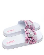 WHITE WOMEN'S SLIPPERS  - CARAVELLA FLOWER
