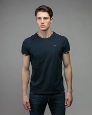 BLUE MEN'S SHORT SLEEVE T-SHIRT
