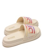 BEIGE WOMEN'S SLIPPERS  - LUMIA