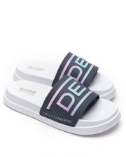 WHITE WOMEN'S SLIPPERS  - LUMIA