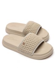 BEIGE WOMEN'S SLIPPERS  - SOLENA