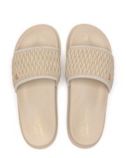 BEIGE WOMEN'S SLIPPERS  - SOLENA