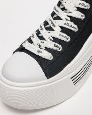BLACK WOMEN'S SNEAKERS - CASSIE