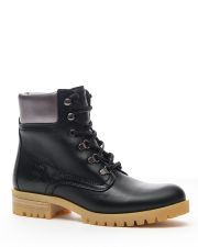 BLACK WOMEN'S LEATHER BROGUE