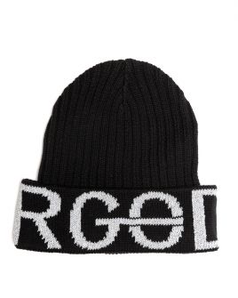 BLACK WOMEN'S KNITTED HAT 2D22FW8503HA0101