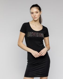 BLACK WOMEN'S TIGHT DRESS 2D23SS9588DR0205