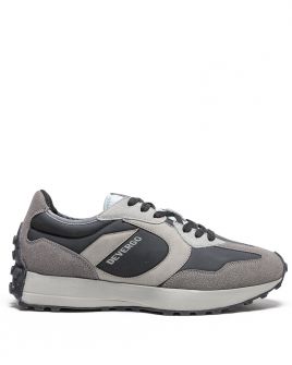 BLACK MEN'S SPORTS SHOES - NORTON DE-HI4025PU 23FW