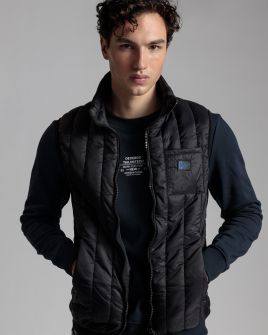 BLACK MEN'S VEST 1D24SS7003SL1600