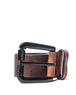 BROWN MEN'S LEATHER BELT 1D24FW8093BL2100