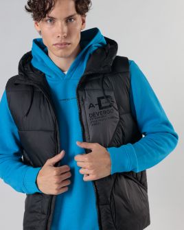 BLACK MEN'S VEST 1D24FW7000SL1600