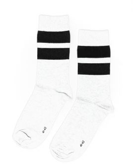 WHITE MEN'S SOCKS 1D24FW8058ZO8000