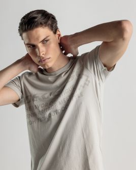 GREY MEN'S T-SHIRT 1D25SS4046SS0105