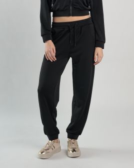 BLACK WOMEN'S SWEATPANTS 2D25SS1580LP0701