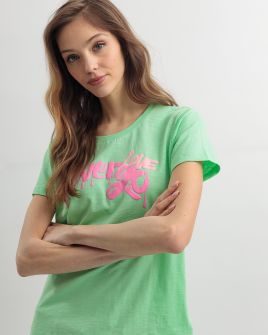 BLUE WOMEN'S T-SHIRT 2D25SS4543SS3805