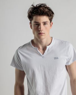 WHITE MEN'S T-SHIRT 1D25SS4033SS0106