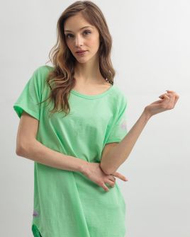 BLUE WOMEN'S T-SHIRT 2D25SS4564SS3805