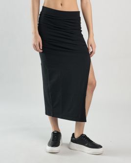 BLACK WOMEN'S SKIRT 2D25SS1560SK0205