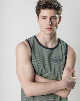 GREEN MEN'S SINGLET 1D25SS4014SL0106