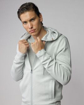 GREY MEN'S ZIP SWEATER 1D25FW4088KA0701