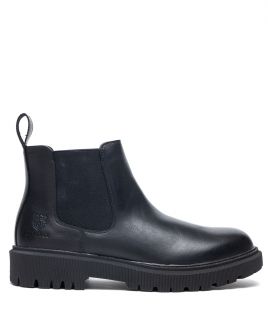 BLACK MEN'S BOOTS - DAVIDE DE25FW6040PU BL