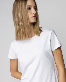 WHITE WOMEN'S SHORT SLEEVE T-SHIRT 2D25FW4524SS0105