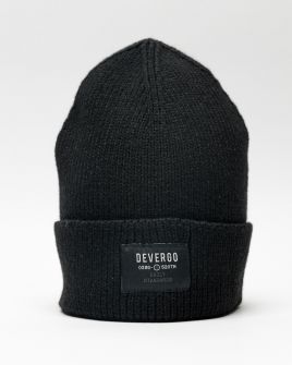 BLACK MEN'S KNITTED CAP 1D25FW8015HA1100