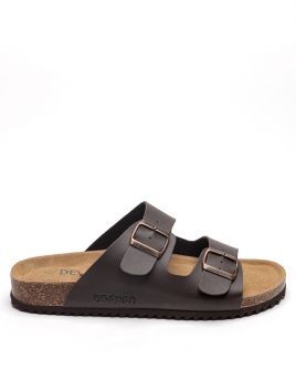 BROWN MEN'S SLIPPERS  - ALFRED DE26SS2005PU PT
