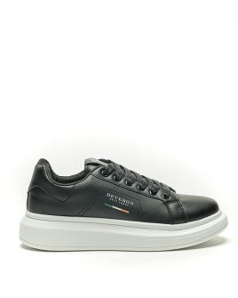 BLACK MEN'S SNEAKER  - GOLD DE26SS5023PU UL