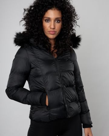 BLACK WOMEN'S TRANSITIONAL JACKET 2D21FW3525KA1600