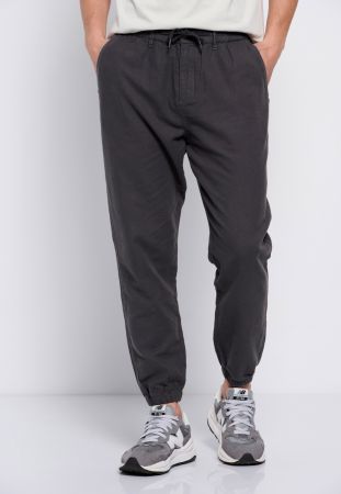 GREY FUNKY BUDDHA  MEN'S PANTS FBM007-018-02 23SS