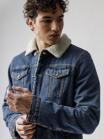 INDIGO MEN'S DENIM JACKET 1J23FW7053KA3590SD