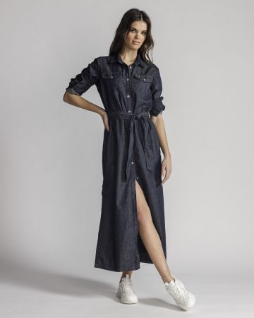 INDIGO WOMEN'S DENIM DRESS 2J24SS9551DR1982SD
