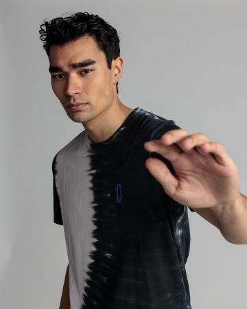 BLACK MEN'S T-SHIRT 1D24SS4039SS0122
