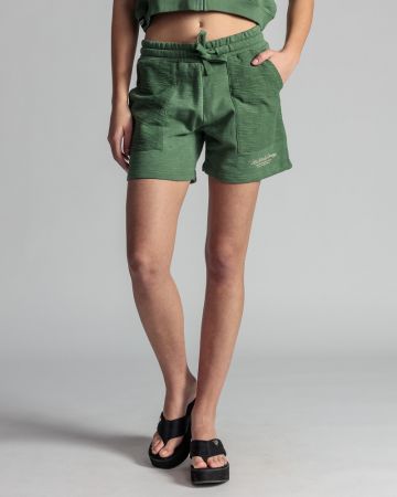 GREEN WOMEN'S SHORTS 2D24SS1550SP0705