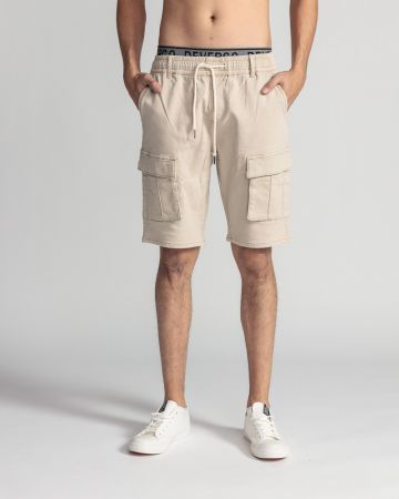 KHAKI MEN'S JOGJEAN SHORTS 1D24SS1134MP7106