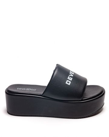 BLACK WOMEN'S SLIDES - MOLLY DE24SS2583PU