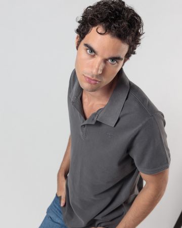 GREY MEN'S POLO SHIRT 1D24FW4045SS2406