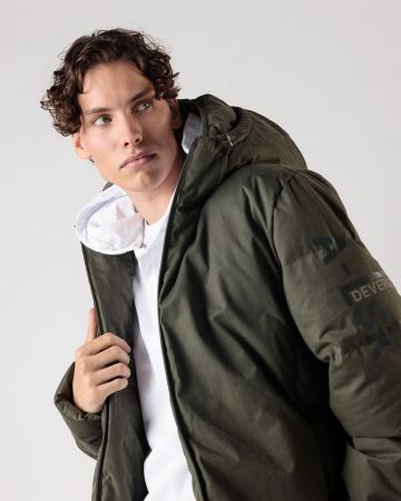 KHAKI MEN'S WINTER COAT 1D24FW3003KA1600