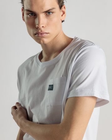 WHITE MEN'S T-SHIRT 1D25SS4029SS0106