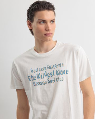 WHITE MEN'S T-SHIRT 1D25SS4057SS0105