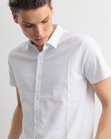 WHITE MEN'S SHIRT 1D25SS5002SS2406