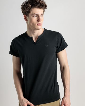 BLACK MEN'S T-SHIRT 1D25SS4033SS0106