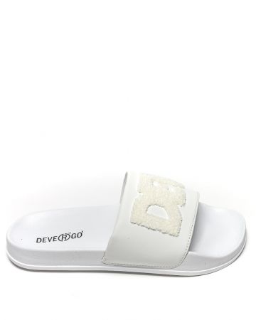 WHITE WOMEN'S SLIDES - CARAVELLA FROTTY DE25SS2508PU RE