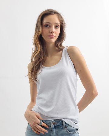 WHITE WOMEN'S TOP 2D25SS4504SL3305
