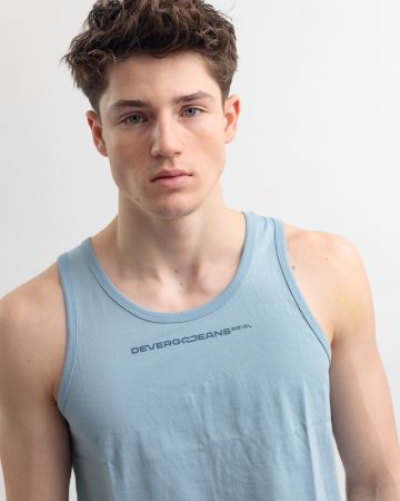 BLUE MEN'S SINGLET 1D25SS4016SL0105