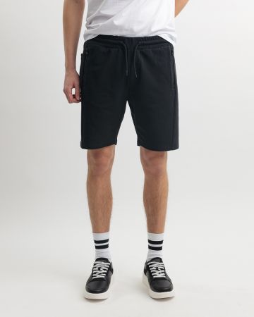 BLACK MEN'S SHORTS 1D25SS1104MP0705