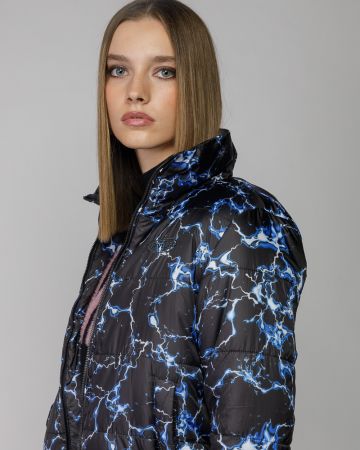 BLUE WOMEN'S SHORT COAT 2D25FW3592KA1600
