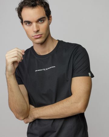 BLACK MEN'S SHORT SLEEVE T-SHIRT 1D25FW4045SS0104