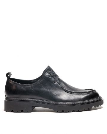 BLACK MEN'S SHOES - ENDRICK DE25FW1010LE MZ